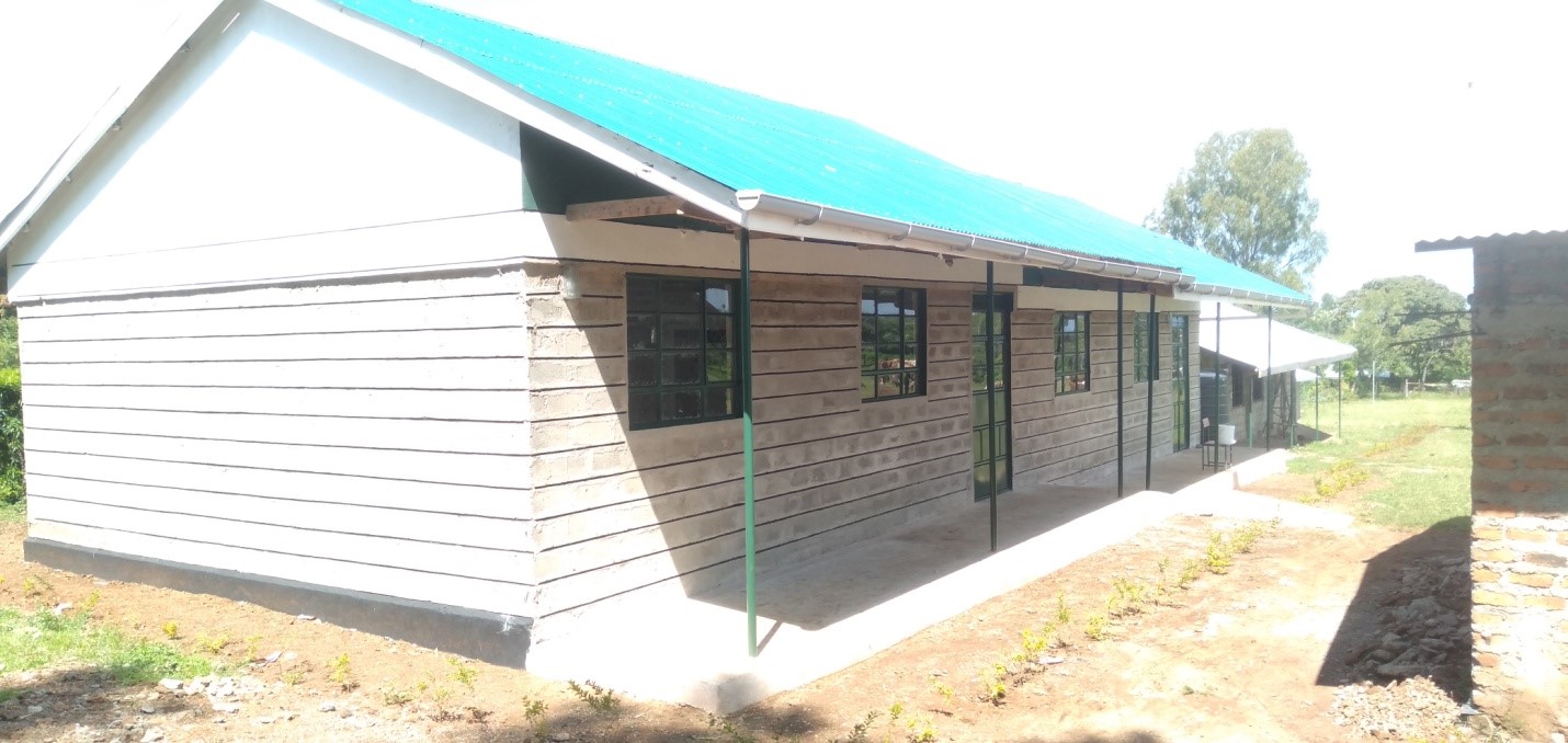 Construction of 2 Classrooms  at Nyang’inja Secondary.